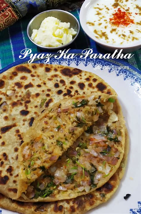 PYAZ KA STUFFED PARATHA/ONION PARATHA | Blast Of Flavours