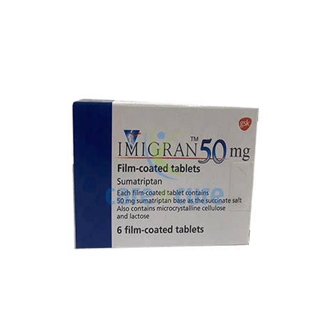 Buy Imigran 50mg Tablets 6S online in Qatar- View Usage, Benefits and ...