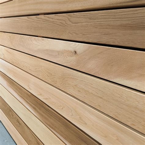 Wide Board Cedar Panel - Slatted Screen Fencing