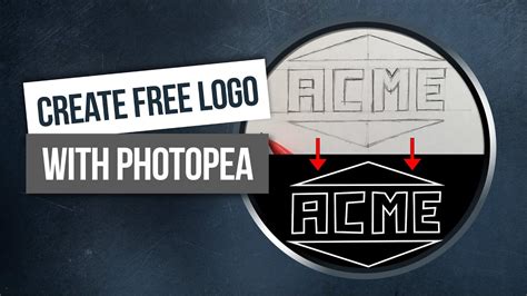 How To Create a Free Logo with Photopea - Free Logo Creator - YouTube