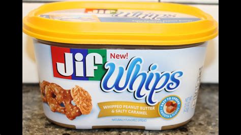 JIF Whips Salty Caramel Review - YouTube