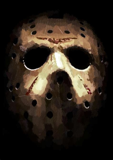 Jason Voorhees Painting by Guerrilla Illustrations - Pixels