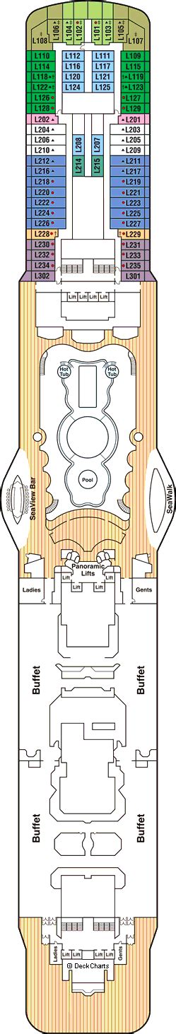 Majestic Princess Deck Plans, Ship Layout & Staterooms - Cruise Critic