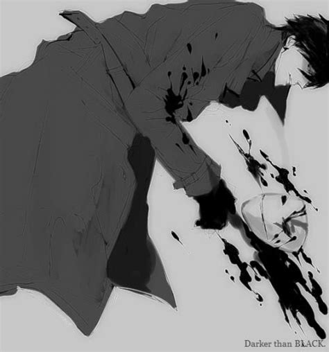 Hei - black reaper | Anime monochrome, Dark anime, Black image