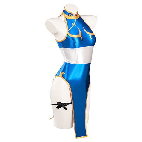 Street Fighter Chun Li Cosplay Swimwear Costume Summer Costume ...