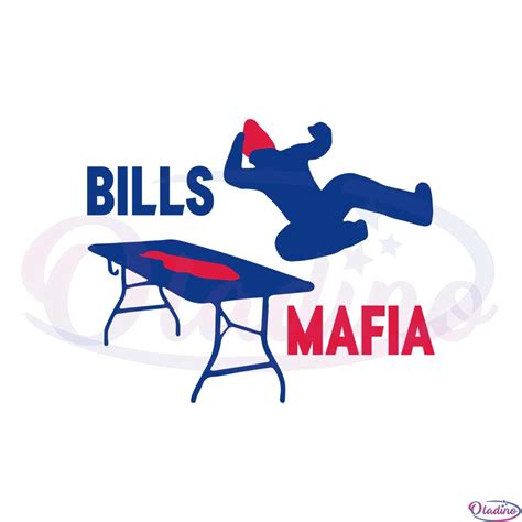 Bills Mafia Buffalo Football Smash The Table Svg Cutting Files