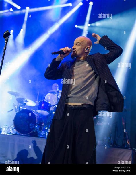 Rock band James, performing live on stage at the Royal Albert Hall ...