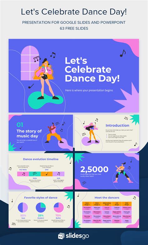 Let's Celebrate Dance Day! | Google Slides and PowerPoint | Dancing day ...