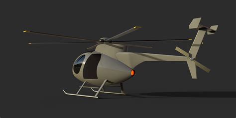 Mh-6 Little Bird Helicopter Model - TurboSquid 1617269