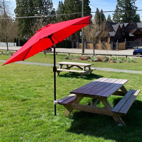 Picnic Table Shade | Patio umbrella, Patio umbrella stand, Patio umbrellas