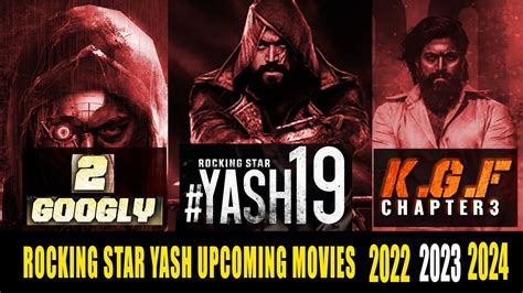 KGF Rocking Star -Yash upcoming Movies in 2022-2025 - YouTube