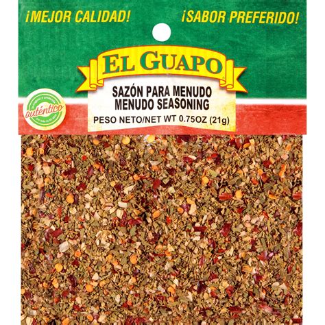 El Guapo Menudo Seasoning (Sazon Para Menudo), 0.75 oz - Walmart.com