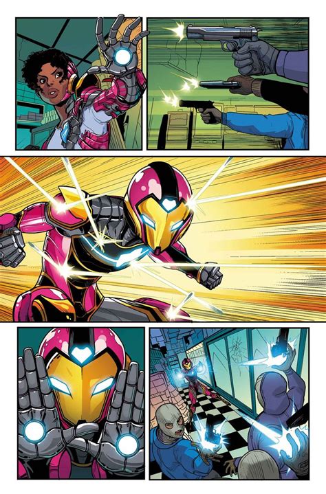 IRONHEART #4 | Iron heart marvel, Iron man comic, Marvel comic character