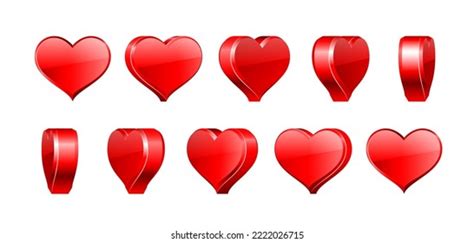 Set Hearts Suit Cards Suit Playing Stock Vector (Royalty Free) 2222026715 | Shutterstock