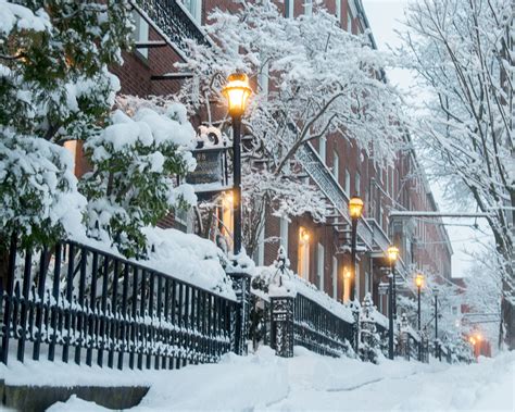 Corey Templeton Photography | Portland, Maine - Winter | Winter Morning After Snow Storm on Park ...