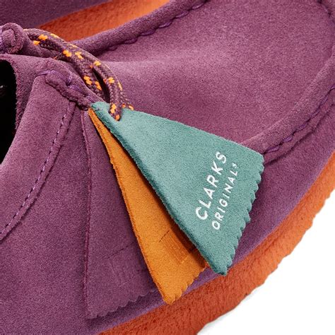 Clarks Originals Wallabee Colour Contrast Purple Combi | END. (US)