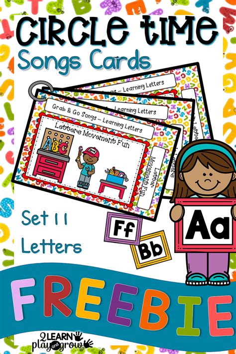 "Grab and Go Song Cards FREEBIE | Preschool circle time, Circle time songs, Circle time