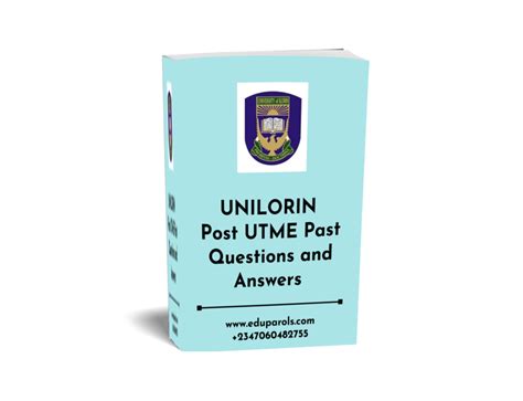 UNILORIN Post UTME Past Questions and Answers