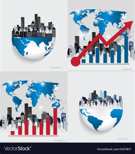 Modern design graph business graph to success can Vector Image