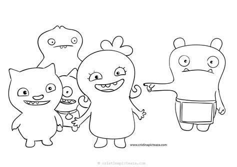 Ugly Dolls Coloring pages – Download Uglydolls for coloring