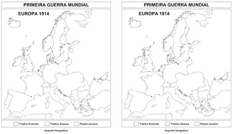 Atividades Com Mapas Sobre A Primeira Guerra Mundial Em Pdf Suporte ...