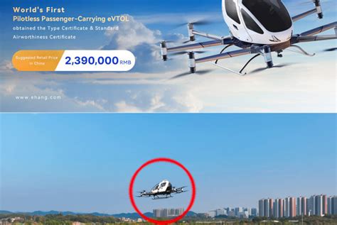 EHang's EH216-S Manned Drone Costs $332K, Can Hit Top Speed of 81MPH - TechEBlog