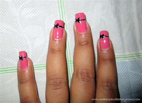 Cute Bow Nail Art Tutorial ~ Do It Yourself - MABH Blog