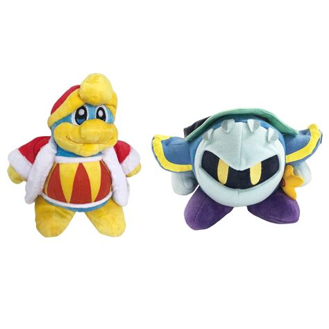 INT 2Pcs/Set Kirby King Dedede Meta Knight Plushie Soft Anime Stuffed Animals Plushie Toy ...