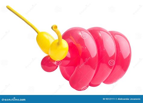 Balloon caterpillar figure stock image. Image of clown - 9512111