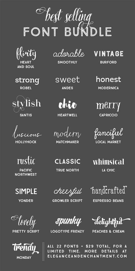 Best Selling Font Bundle | Lettering fonts, Word fonts, Font bundles