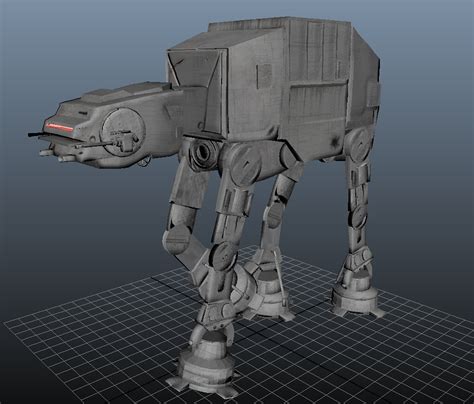 At-At Walker (Modeling, Rendering, & Lighting) on Behance