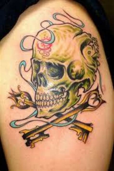 Skull Crossbone Tattoos And Meanings-Skull Crossbone Tattoo Ideas And Designs | hubpages