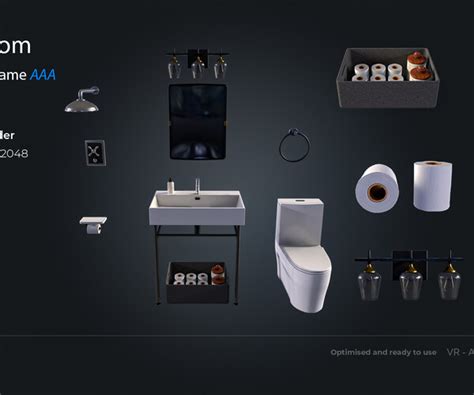 ArtStation - Bathroom | Game Assets