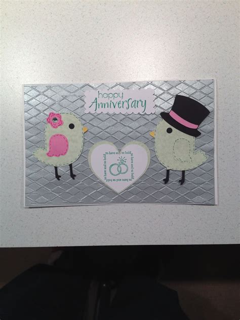 Anniversary card made using Cricut Create-a-Critter cartridge. CASEd ...