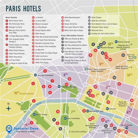 Paris Hotel Map - Updated for 2020