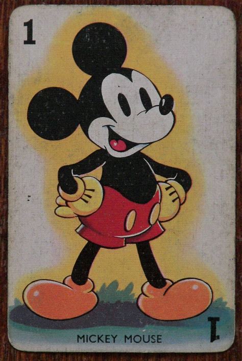 1939 Walt Disney Shuffled Symphonies Card Game by Pepys, England - tomsk3000