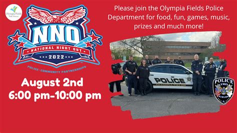 Olympia Fields National Night Out - Olympia Fields Park District