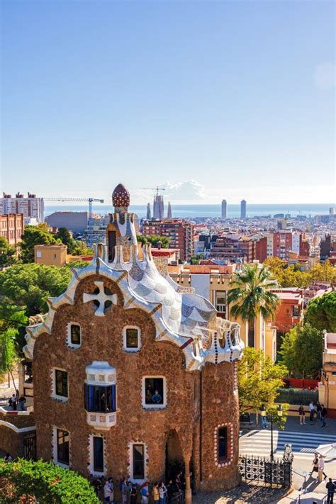 Barcelona Urban City View Attractions Editorial Image - Image of urban ...