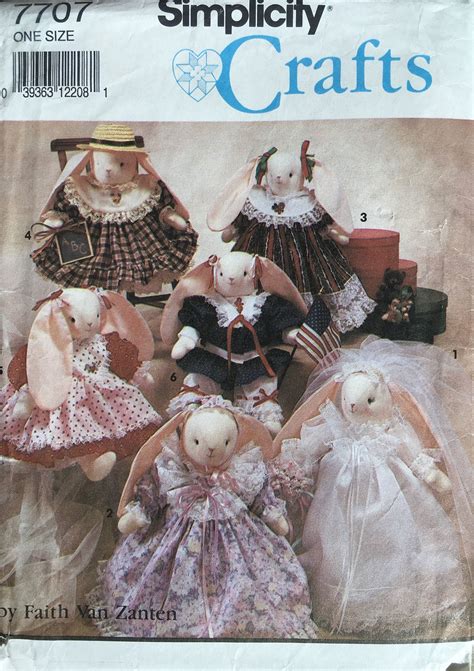 Simplicity 7707 Craft Pattern (Vintage) UNCUT by ANAPATOYS on Etsy ...