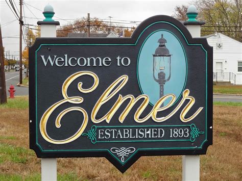 Geographically Yours Welcome: Elmer, New Jersey