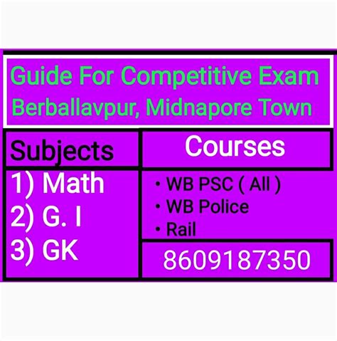 Guide For Competitive Exam