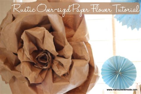 Someday Crafts: Large Paper Bag Flowers