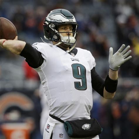 Nick Foles Earns $1 Million in Contract Bonuses After Eagles' Win vs. Bears | News, Scores ...