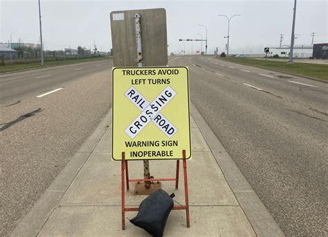 Temporary signage in place at important intersection in Lacombe - CentralAlbertaOnline.com ...