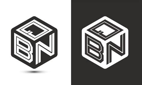 Premium Vector | QBN letter logo design with illustrator cube logo, vector logo modern alphabet ...