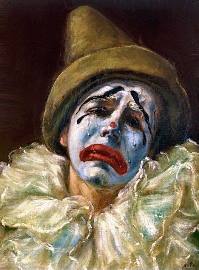 Crying Clown Painting