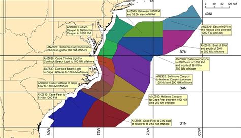 Noaa Marine Forecast Map - Alanna Leontyne