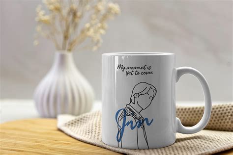 BTS illustration line drawing member cup design on Behance