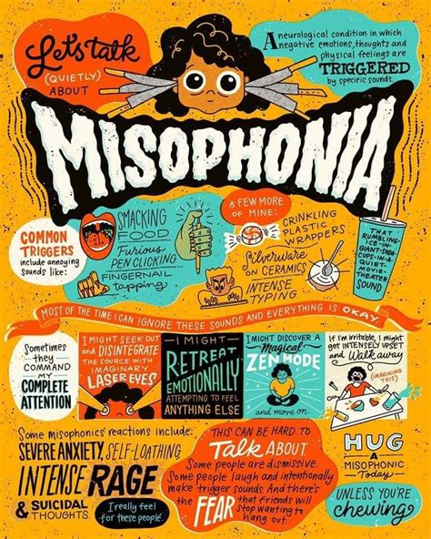 Good infographic to share with friends and family who don't understand : misophonia | Misophonia ...