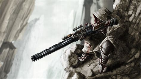 Wallpaper : artwork, soldier, Destiny video game, military, sniper rifle, fantasy weapon, army ...